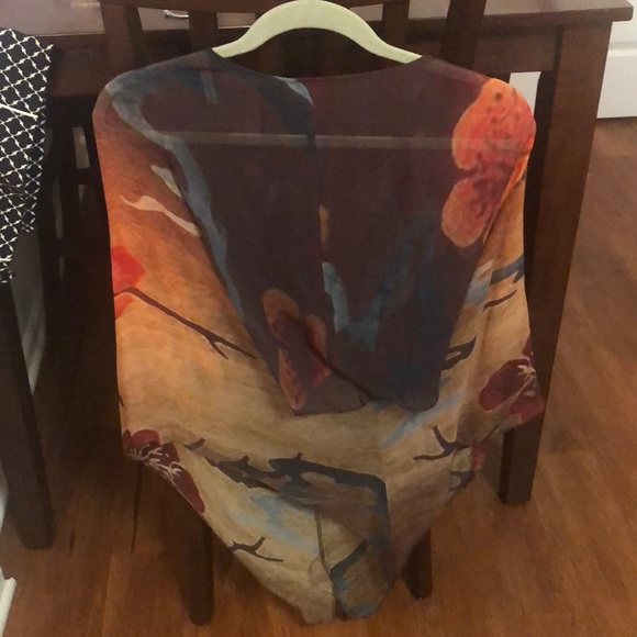 Gorgeous sheer overlay blouse - Picture 2 of 2